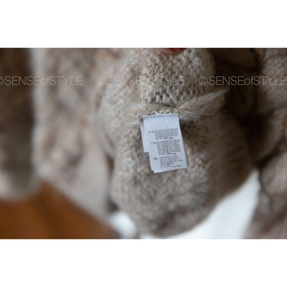 Brunello Cucinelli Sweater Mohair  Sequin Pullover knit women's Designer Size S - Picture 6 of 13